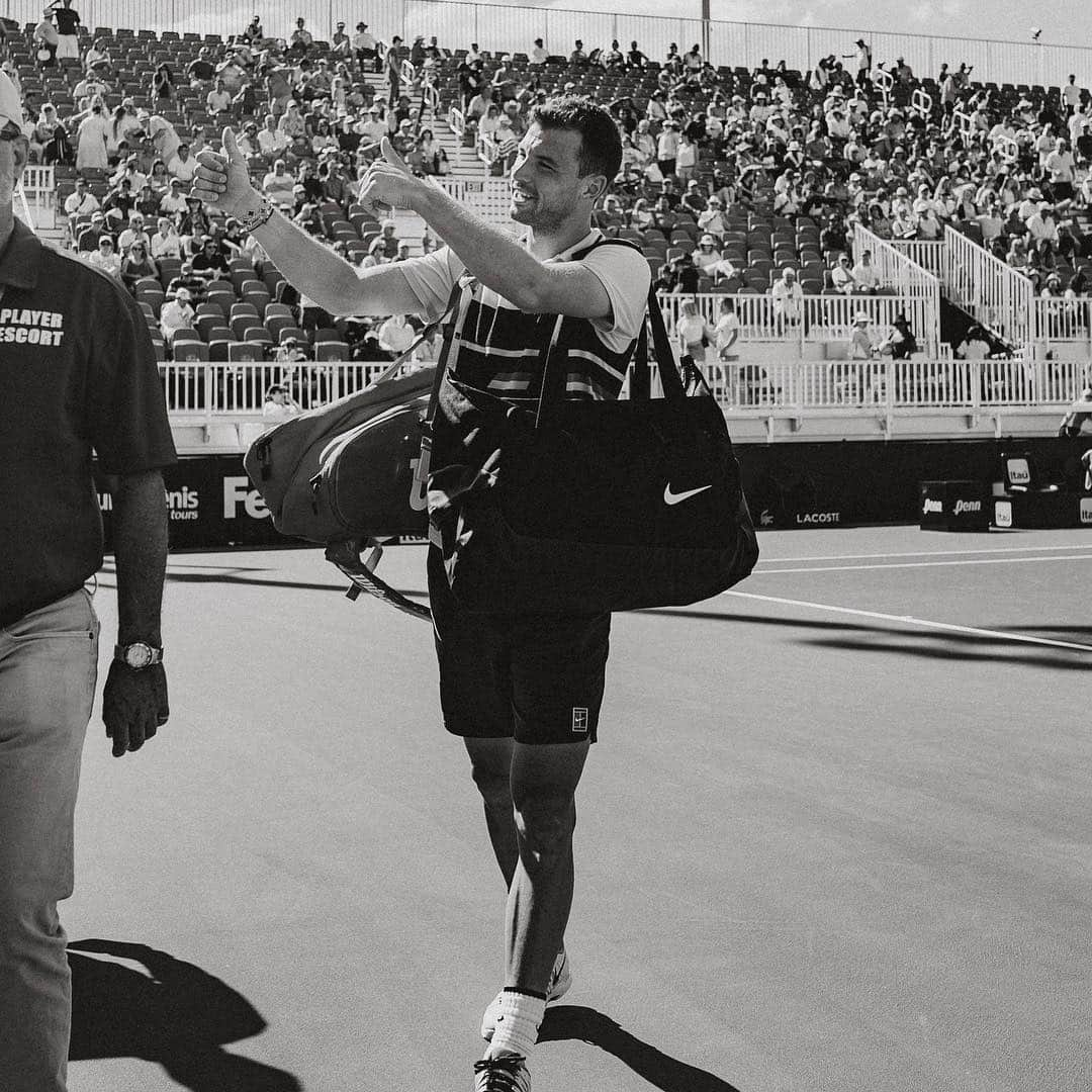 グリゴール・ディミトロフさんのインスタグラム写真 - (グリゴール・ディミトロフInstagram)「Felt great to be back out there. The crowd was amazing! #MiamiOpen」3月24日 7時59分 - grigordimitrov