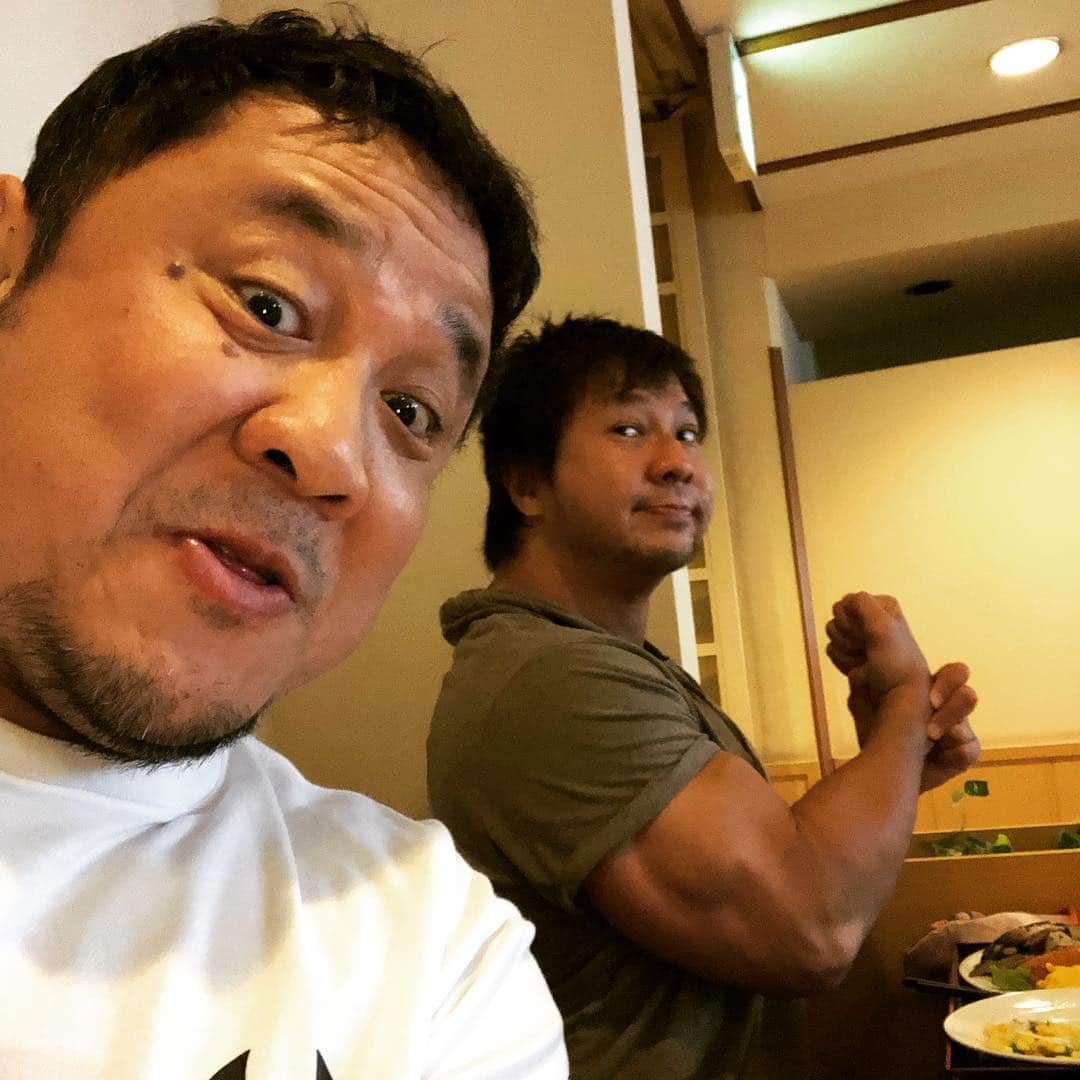 永田裕志さんのインスタグラム写真 - (永田裕志Instagram)「おはようございますゼァ。昨日の長岡大会では沢山のご声援をありがとうございました。本日はNJC最終戦長岡大会が開催されます。朝飯しっかり食べて、今日も頑張りますゼァ。」3月24日 8時54分 - yuji_nagata