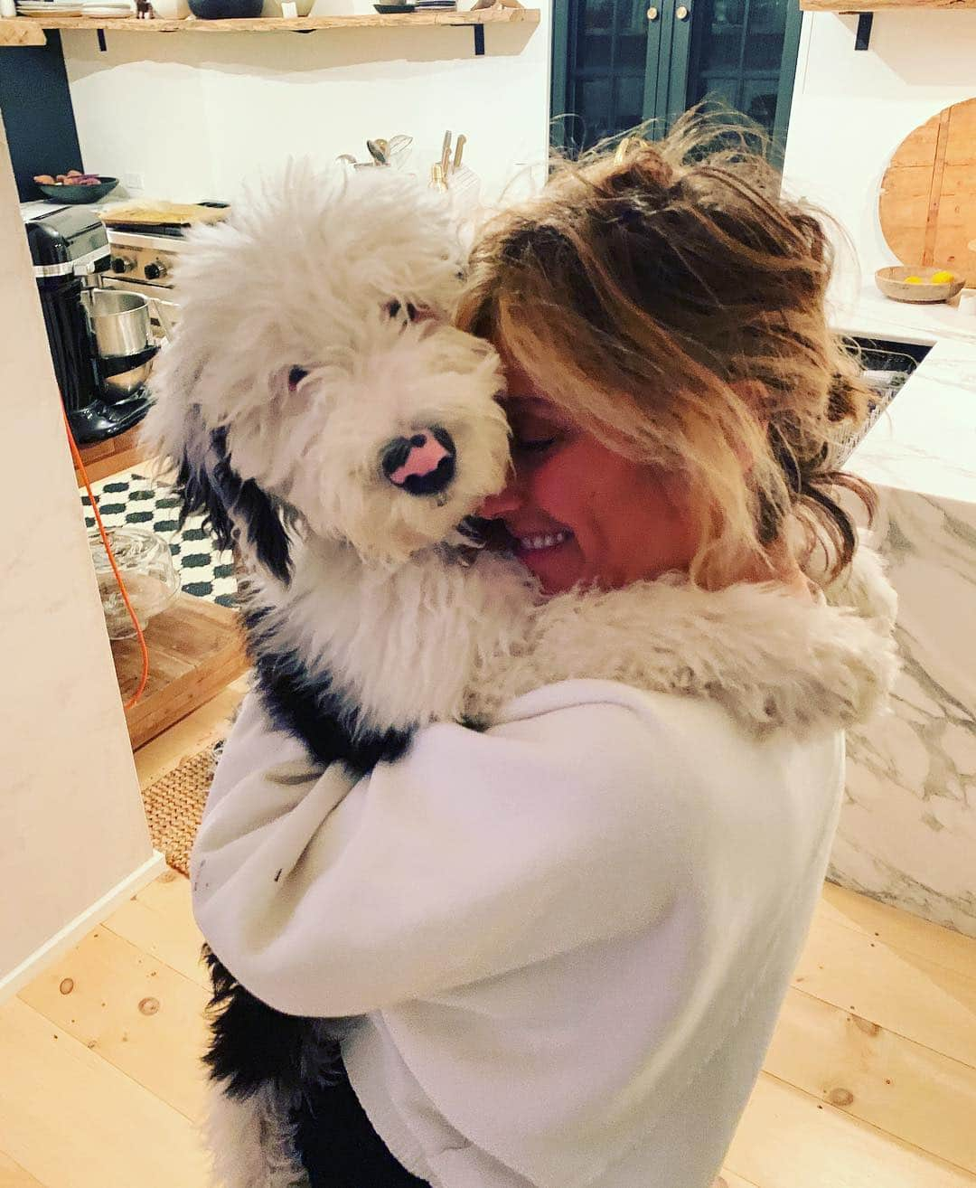 ジェニファー・エスポジートさんのインスタグラム写真 - (ジェニファー・エスポジートInstagram)「Someone  said it’s #nationalpuppyday  Soon he will carry me!  #furchild #sheepadoodle」3月24日 9時50分 - jesposito