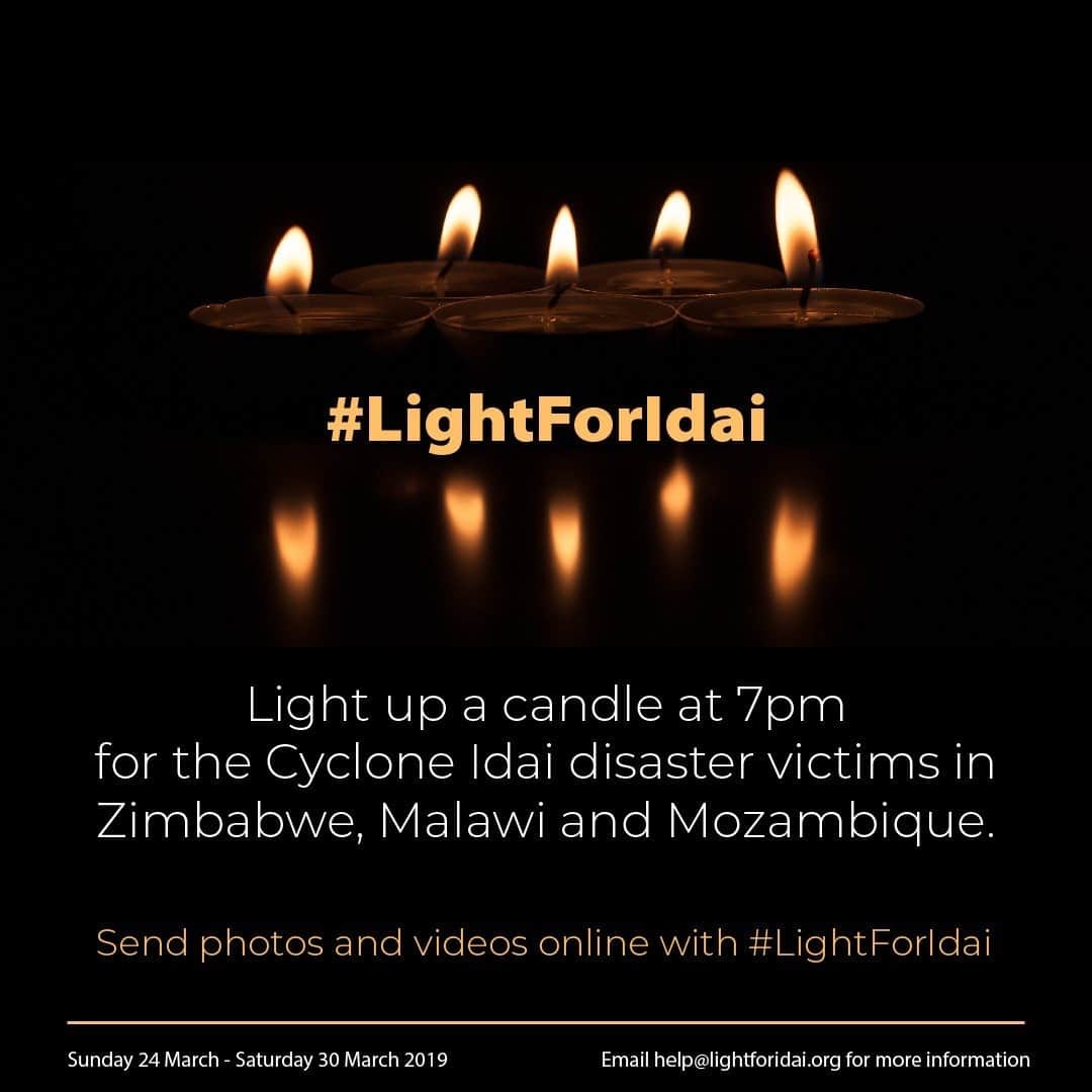 カースティ・コベントリーのインスタグラム：「Starting tonight...7pm (Zimbabwe Time)...#LightForIdai」