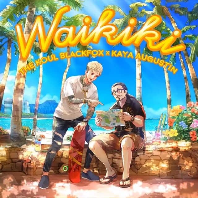 のインスタグラム：「. 今日は今年の夏にリリースする予定の新曲をUPさせて頂きます 👍🏻 今回はDJ KAYAさんとコラボで楽曲制作を行わせて頂きました !!! 曲名はなんと「Waikiki」🌴🌺🌈🌈 .  Ｗａｉｋｉｋｉ  私にはいま揺らぐ花々が見える 優しいそよ風を感じる  まるで私の頭の中にあなたが現れる時と同じ感覚  透明な青色と深い緑に包まれた世界 それは燃えるサファイアのように暖かく どこまでも永遠に続く  高い絶壁の向こうにあるパラダイスのよう  その瞬間 時間が止まり そして私達は待つ 永遠に続く夕暮れの下には  美しい母なる大地の姿が そう  私たちは 母と子  私とあなたはこの場所で永遠の時を刻む  感じでほしい みんなが待っている 愛のリズムが 届くのを  柔らかな目覚めが青空の中へと染みわたる 私の手とあなたの手を合わせよう 終わりのない真夏のリズムがリピートされて私達を包み込む  透明な青色と深い緑に包まれた世界 それは燃えるサファイアのように暖かく どこまでも永遠に続く  高い絶壁の向こうにあるパラダイスのよう  その瞬間 時間が止まり そして私達は待つ 永遠に続く夕暮れの下には  美しい母なる大地の姿が そう  私たちは 母と子  私とあなたはこの場所で永遠の時を刻む  感じでほしい みんなが待っている 愛のリズムが 届くのを  私にはいま揺らぐ花々が見える 優しいそよ風を感じる  まるで私の頭の中にあなたが現れる時と同じ感覚  柔らかな目覚めが青空の中へと染みわたる 私の手とあなたの手を合わせよう  終わりのない常夏のリズムがリピートされ私達を包み込む  感じでほしい みんなが待っている 愛のリズムが 届くのを  本物の自由を手に入れるため 私はあなたの手をとって、。　私たちは自由になれる場所へと向かう  真夏な終わりなきリズムがリピートされて そう  いま　私たちを包み込む .  Ｗａｉｋｉｋｉ . . I see the flowers I feel that easy breeze　I get this feeling when you are haunting my daydreams azure and green, world sapphire burning, warm eternal deep, ranging higher and low, precipice This moment stops　and waits setting forever　sun we see mother below, beauty mother and children, we’re  Feeling Waiting Synth beat Reaching .  a soft awakening into the blue sky it blooms　my hand in yours and summer’s endless rhythm repeat azure and green, world　sapphire burning, warm eternal deep, ranging higher and low, precipice This moment stops　and waits setting forever　sun we see mother below, beauty mother and children, we’re  Feeling Waiting Synth beat Reaching  I see the flowers I feel that easy breeze　I get this feeling when you are haunting my daydreams a soft awakening into the blue sky it blooms　my hand in yours and summer’s endless rhythm repeat  Feeling Waiting Synth beat Reaching  A  true  asylum a  place  where  we  can  be  free　my hand in yours and summer’s endless」
