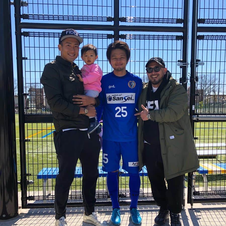都倉賢のインスタグラム：「石井ちゃんの応援に来たよ📣  ドローだったけど石井ちゃんのゴールも見れて嬉しかったな😍  お互い頑張っていこうね！！！」