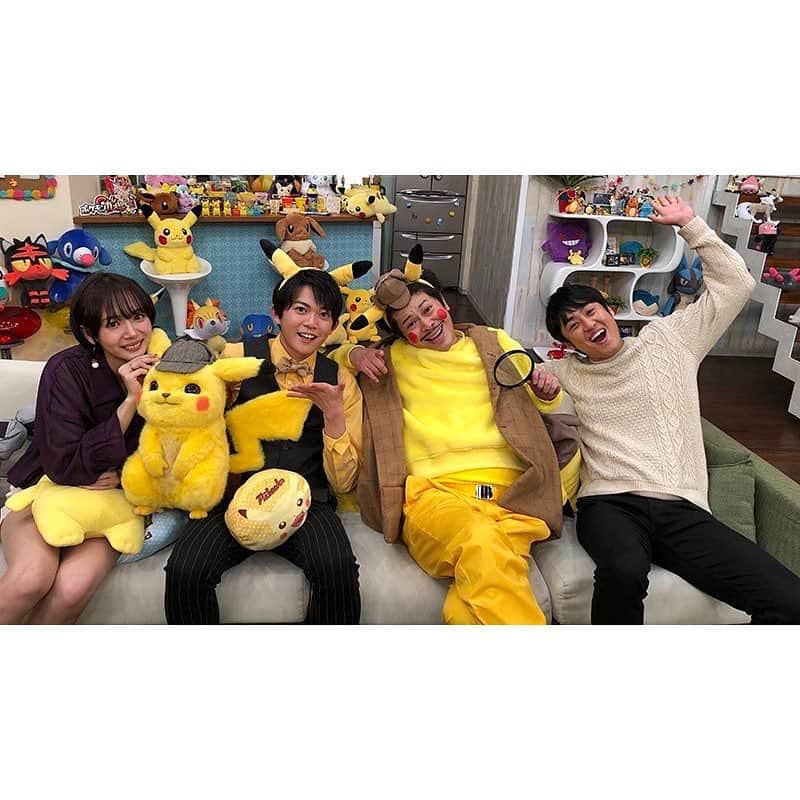 岡田紗佳さんのインスタグラム写真 - (岡田紗佳Instagram)「ぽけんち楽しかった💕 もふもふピカチュウ にも会えたぞー！ 皆さん名探偵ピカチュウの実写見てくださいねー！ 衣装は@rpko_official  #ぽけんち #ポケモン #ピカチュウ」3月24日 12時26分 - sayaka_okada