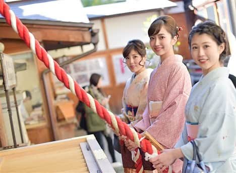 曲渕伊代のインスタグラム：「👘 東京都発行の観光取組事例集にちょこっと載っています。 #kimono #着物 #青海波  #和風館ichi #ichi番レトロ可愛い #afternoontea」