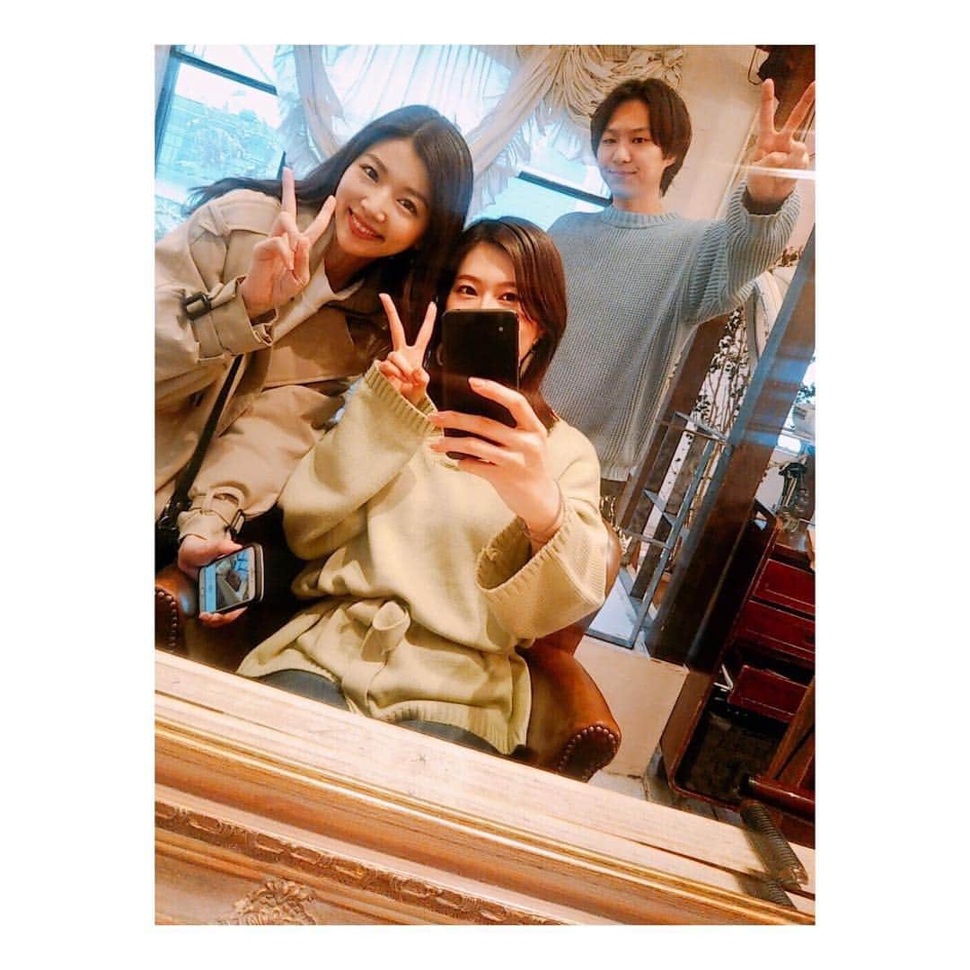 赤谷奈緒子のインスタグラム：「お姉ちゃんが東京遊びに来てたので夕方date出来た日💕 . . 久しぶりの兄弟3人💕嬉しいな😌 . . #兄弟 #家族 #family #love #仲良し #楽しかった😌💕」