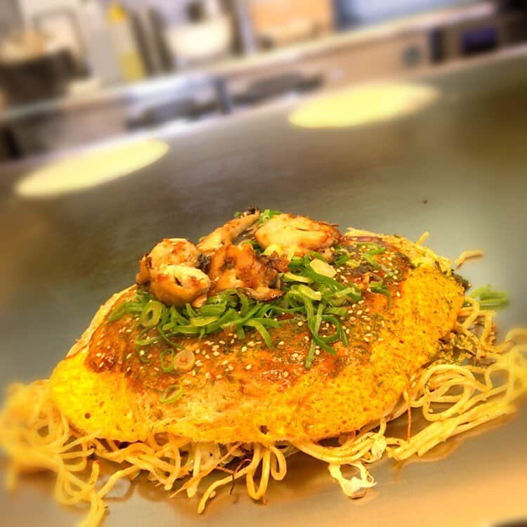 のインスタグラム：「お好み焼きは広島派 『登きや』 広島市中区白島中町14-8 コーポ一階 ごちそうさまでした . #お好み焼き #広島 #登きや」