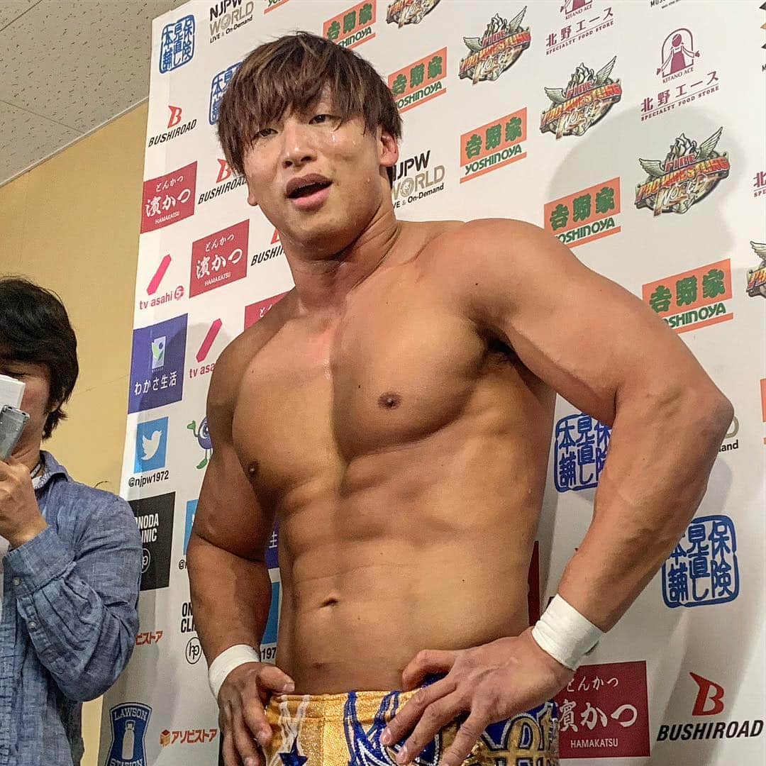 のインスタグラム：「#Naito 👁‍🗨 vs #Ibushi ⭐️ Coming Soon ? #新日本プロレス #プロレス #NJCUP #njpw #njpwworld」