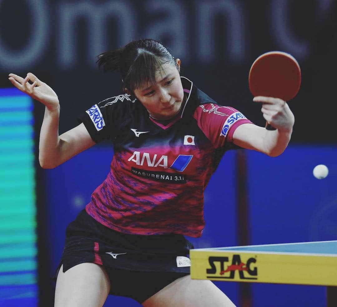 ITTF Worldさんのインスタグラム写真 - (ITTF WorldInstagram)「Hina Hayata is in the FINAL!  Will she win her 2nd #ITTFChallenge+ event of 2019?  Stay tuned on tv.ITTF.com to find out! #OmanOpen」3月24日 18時37分 - wtt