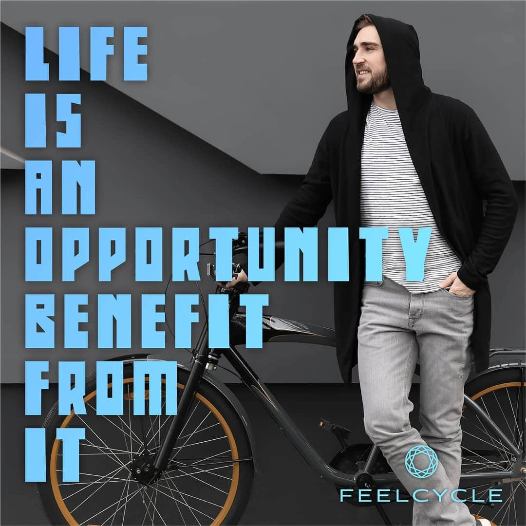 FEELCYCLE (フィールサイクル) さんのインスタグラム写真 - (FEELCYCLE (フィールサイクル) Instagram)「. Life is an opportunity, benefit from it. -人生とは機会です。その恩恵を受けましょう。- . #feelcycle #フィールサイクル #morebrilliant #itsstyle #notfitness #音楽とひとつになる #feel #cycle #mylife」3月25日 5時39分 - feelcycle_official