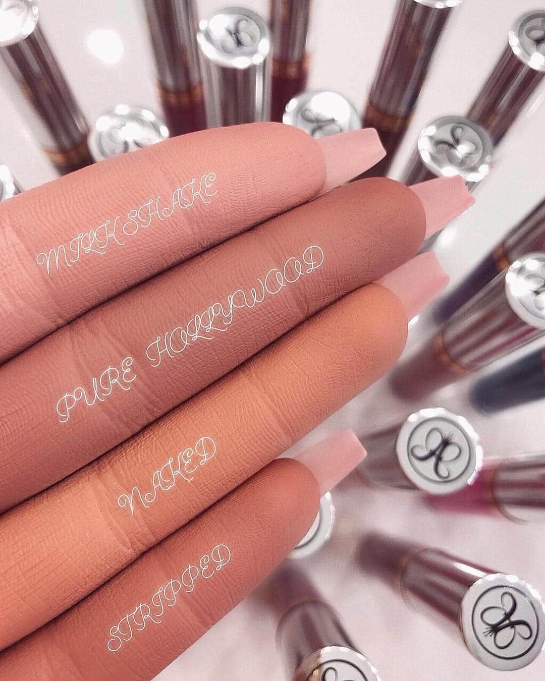 Anastasia Beverly Hillsさんのインスタグラム写真 - (Anastasia Beverly HillsInstagram)「ABH Liquid Lipsticks 👄 @mine.justine」3月25日 5時51分 - anastasiabeverlyhills