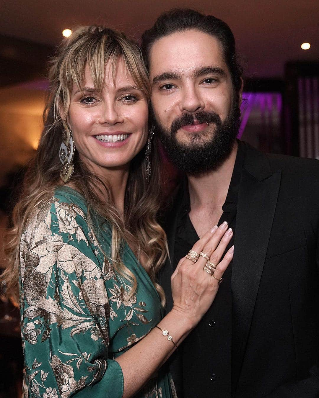 Just Jaredさんのインスタグラム写真 - (Just JaredInstagram)「@heidiklum is joined by fiancé Tom Kaulitz as she hosts a party in celebration of @lorraineschwartz alongside @pharrell!  #HeidiKlum #TomKaulitz #PharrellWilliams #LorraineSchwartz Photos: Getty」3月25日 5時54分 - justjared