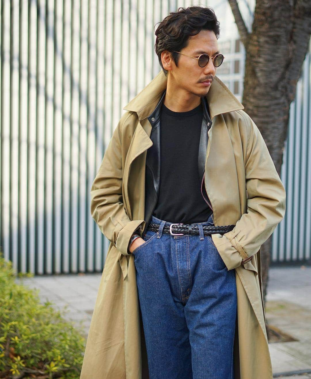 Shuhei Nishiguchiさんのインスタグラム写真 - (Shuhei NishiguchiInstagram)「"Hi and Low" ・ Ph. @oshima_snap ・ Tap for brands ・ #beamsf #cinquanta #lafavola #levis #levis517 #mensstreetstyle #streetstyle #vintagestyle #vintagewear #ラップコート #リーバイス #リーバイス517 #ライダース #ハイライズ」3月24日 21時54分 - shuhei_nishiguchi