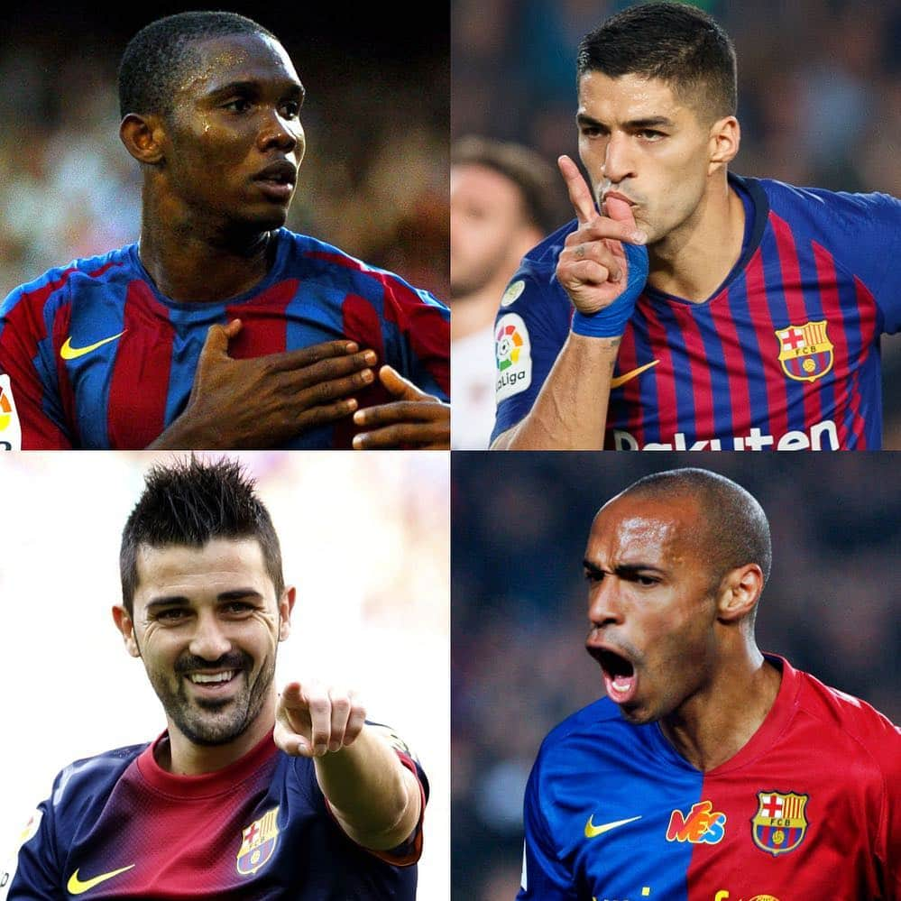 LFPさんのインスタグラム写真 - (LFPInstagram)「___________ is your favourite @fcbarcelona all time striker! 🔝⚽️ • #Best #Striker #Barça #LaLiga #LaLigaSantander #History #Etoo #Suarez #Villa #Henry」3月24日 22時03分 - laliga