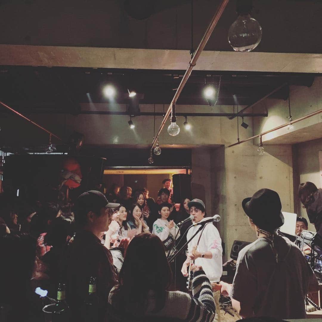 のインスタグラム：「#the_good_thing の皆さん、ありがとうございました！このカルチャー最高。こんな感じが沢山あるといいなぁ。明日は神戸！よろしくお願いします！」