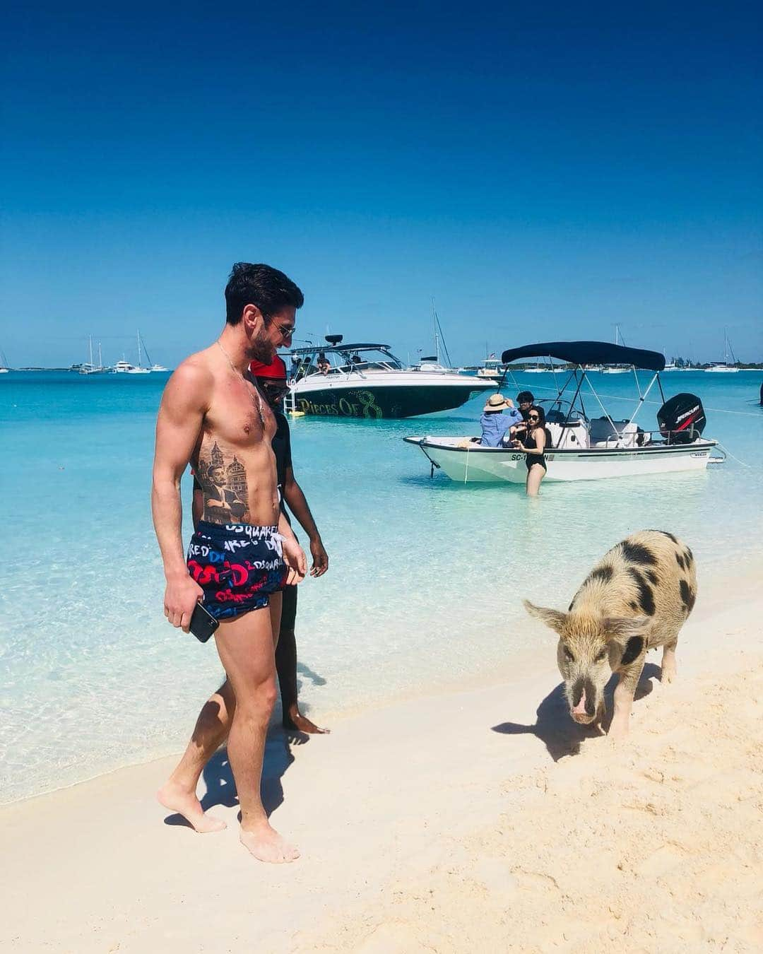 アダム・ララーナさんのインスタグラム写真 - (アダム・ララーナInstagram)「Everyone wants to have their say on the title race, even the big fella 🐷 rested and ready to get back to it... all to play for 💪 #YNWA」3月24日 23時05分 - officiallallana