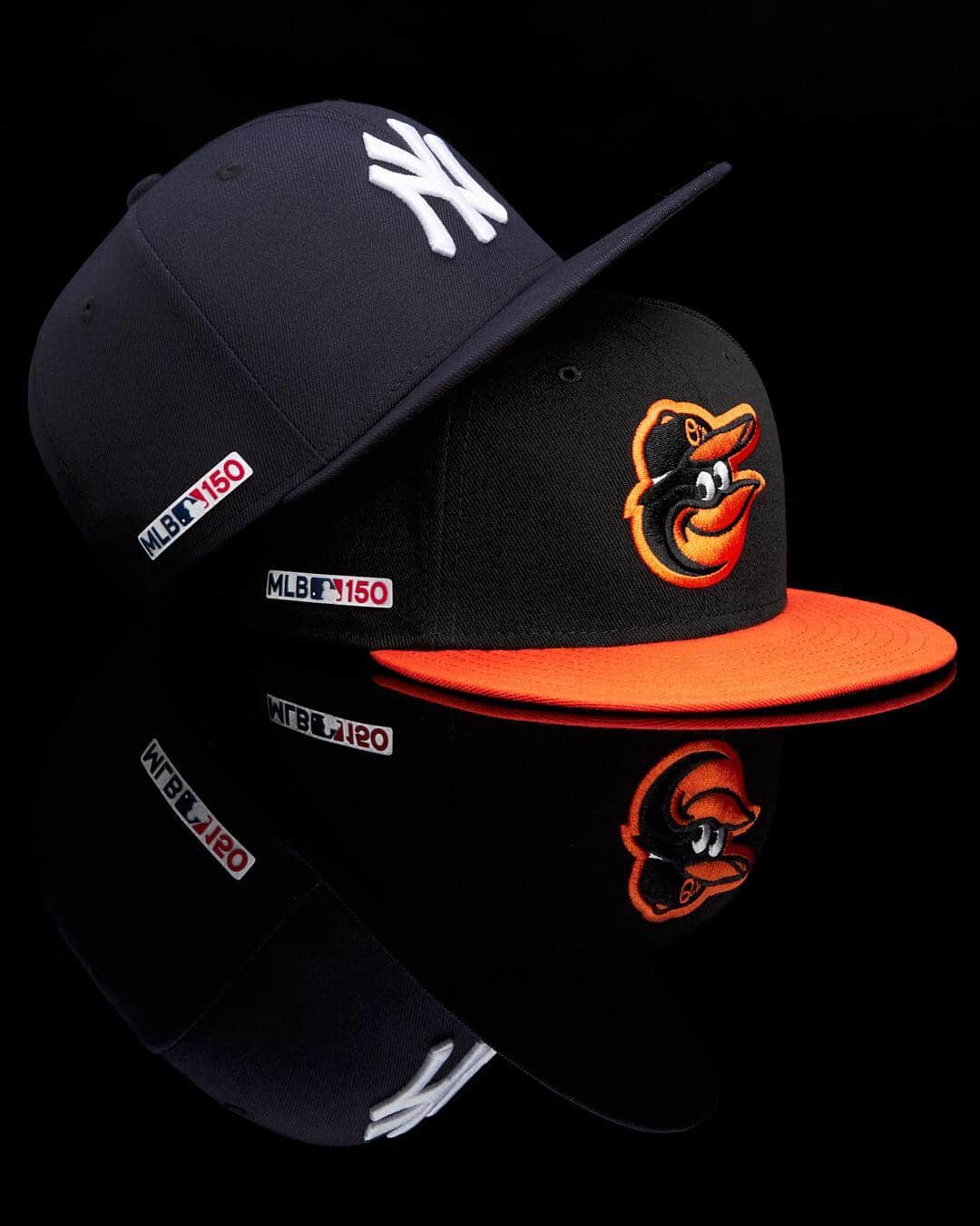 ニューエラ・キャップのインスタグラム：「The MLB celebrates 150 years this season. Get the 150th Side Patch #NewEraCap the players will wear on Opening Day. All teams available at neweracap.com」