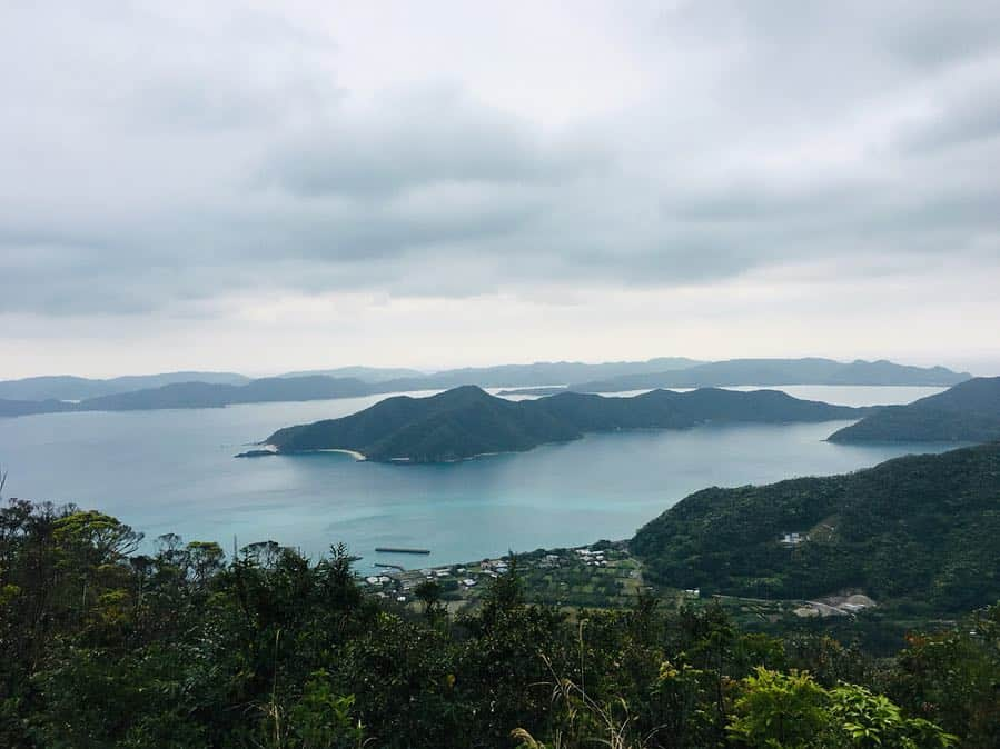 瑞羽奏都（水谷美月）さんのインスタグラム写真 - (瑞羽奏都（水谷美月）Instagram)「『ぱしふぃっく びいなす』‬ ‪奄美大島・屋久島・種子島の旅🛳  3日目の奄美大島。 まずは、「奄美自然観察の森」へ！！ 展望台から見下して見える集落は、かつて西郷隆盛が住んでいたと言われてる町だそうです✨ 海の色もとても綺麗で色の変わり目から一気に水深が変わっているとの事でした🌊 そして、木に丸く空いた穴は、キツツキがあけた穴🕳 凄く綺麗に穴があいてました！！ #ぱしふぃっくびいなす  #名古屋港  #宝塚og #花組 #天宮菜生 さん #月組 #瑞羽奏都 ‪#奄美大島 #屋久島 #種子島 #奄美自然観察の森  #西郷隆盛」3月24日 23時14分 - mizuki.m_mizuha