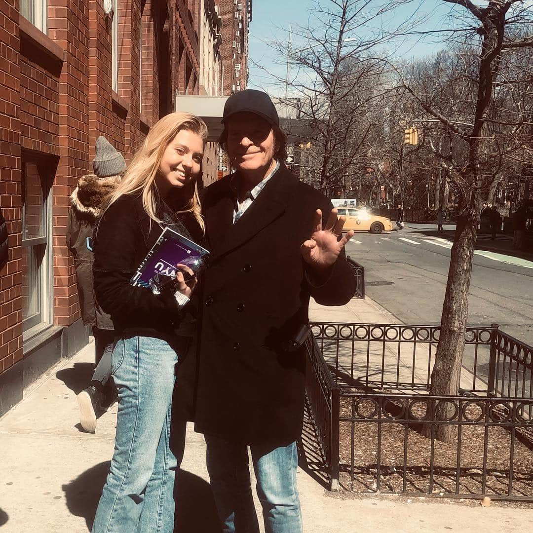 ジョン・フォガティさんのインスタグラム写真 - (ジョン・フォガティInstagram)「On tour in NY! That is... College tour :). Then headed off for rehearsals,starting at the Wynn with my 50 year trip in a few weeks!」3月25日 0時26分 - johnfogerty