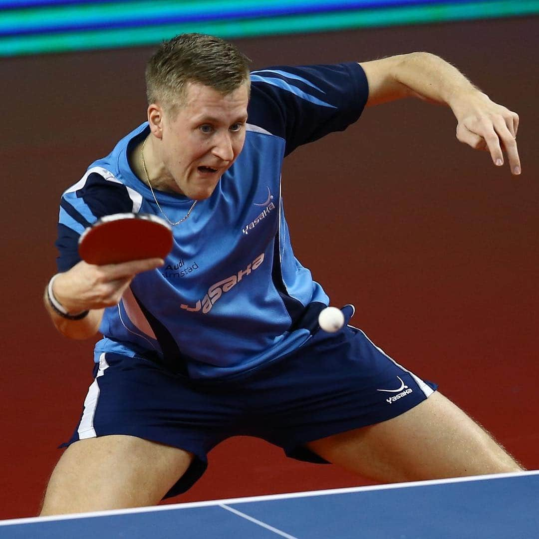 ITTF Worldさんのインスタグラム写真 - (ITTF WorldInstagram)「The many faces of Mattias Falck 😳🤪😂 #ITTFChallenge+ #OmanOpen」3月25日 0時46分 - wtt