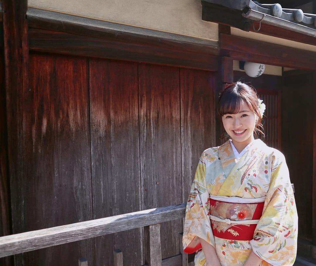 肥田佳菜子のインスタグラム：「ゆきちゃんと京都旅行⛩💕 久々にお着物着た👘 #京都 #京都旅行 #kyoto #trip #着物 #着物レンタル #京てまり #花見小路 #伏見稲荷大社 #八坂神社 #八坂庚申堂 #迦陵 #都路里 #awomb #awomb祇園八坂 #一眼レフ」
