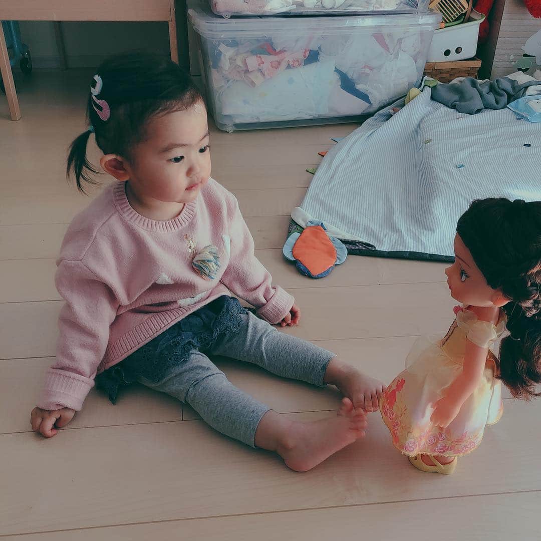 山口愛実さんのインスタグラム写真 - (山口愛実Instagram)「どっちがお人形さんだか💖💖💖」3月25日 1時41分 - manami_0331