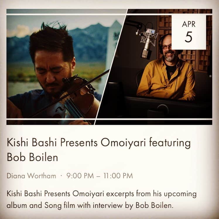 Kishi Bashiさんのインスタグラム写真 - (Kishi BashiInstagram)「Asheville! April 6th, @tinydesk Bob Boilen has invited me to discuss and play some new songs and sharing clips of @omoiyari_songfilm as a part of @connectbeyondfestival, a very exciting festival about creativity and storytelling!」3月25日 2時26分 - kishi_bashi
