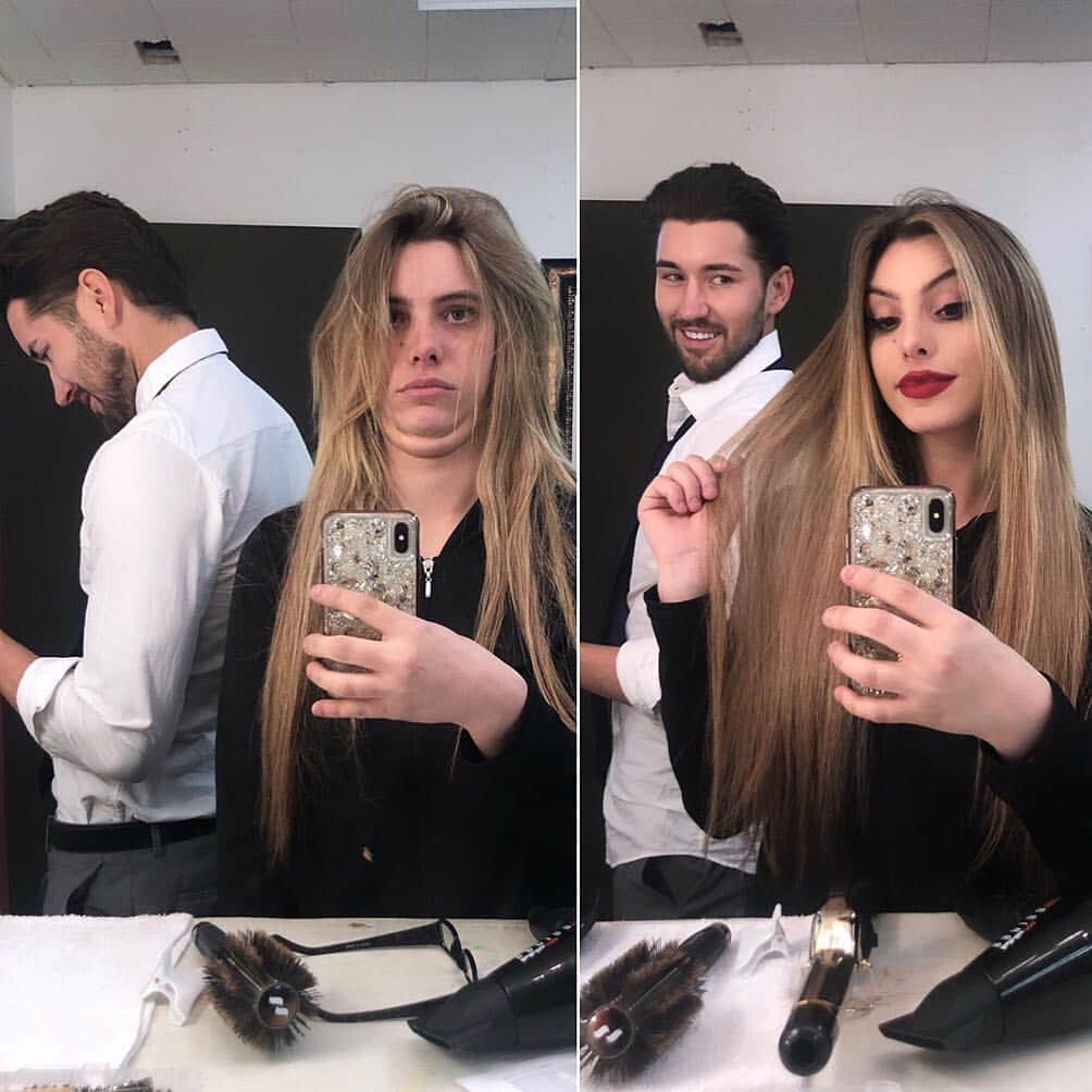 Leleponsさんのインスタグラム写真 - (LeleponsInstagram)「When he’s not watching vs. when he’s watching 😂😂 (tag a girl)」3月25日 4時18分 - lelepons
