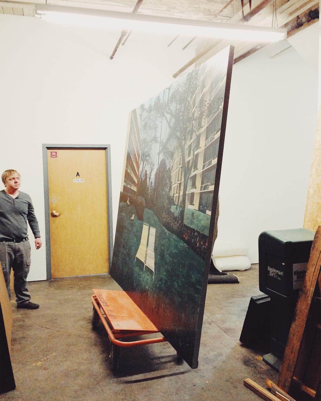 Robert Bingamanのインスタグラム：「Moving studios, 2013」