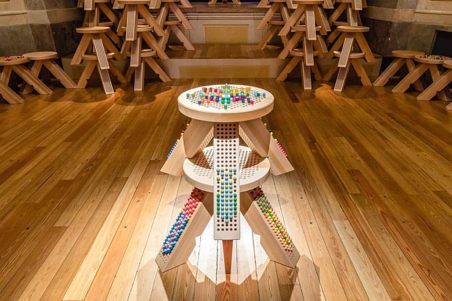 Miu Miuさんのインスタグラム写真 - (Miu MiuInstagram)「Reflecting the playful attitude intrinsic to Miu Miu, the #MiuMiuMMatchingColorStool makes its debut on the stage of the Teatro Gerolamo; a Milanese cultural landmark known as the ‘Piccola Scala’. Are you in Milan for #MDW? Stop by Teatro Gerolamo or our Via Sant’Andrea boutique to experience this special project created in collaboration with @mmparisdotcom!  #FuoriSalone2019」4月9日 0時26分 - miumiu