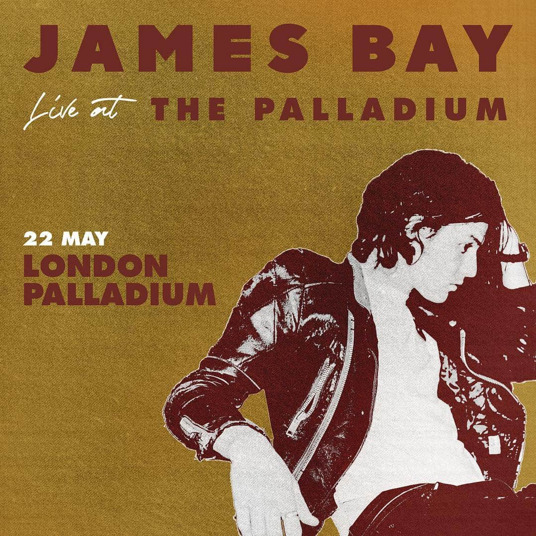 ジェームズ・ベイさんのインスタグラム写真 - (ジェームズ・ベイInstagram)「London, I’m excited to announce I’ll be playing at @thelondonpalladium next month! Sign up in Stories for pre-sale access from Wednesday at 9am.」4月8日 23時00分 - jamesbaymusic