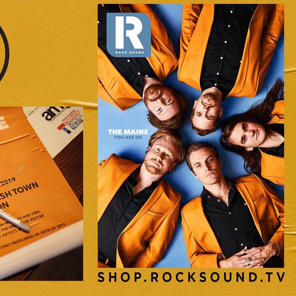 Rock Soundさんのインスタグラム写真 - (Rock SoundInstagram)「‘You Are OK’. The Maine checked out their issue of Rock Sound over the weekend - have you got your copy? SHOP.ROCKSOUND.TV 📸: @jrcmccord」4月8日 23時21分 - rocksound