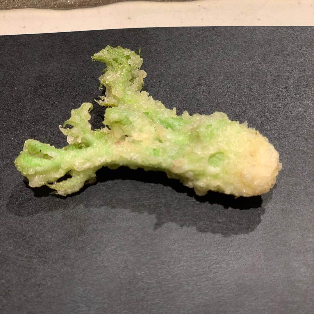 岸本加世子さんのインスタグラム写真 - (岸本加世子Instagram)「宮田ちゃんに数カ月前に予約してもらった天ぷら。住所非公開、1日１回転。過去１で美味しい天ぷらでした。シメはカレーうどんにホタテのフライがのってました。#宮田和幸#やついいちろう #彦麿呂 ご馳走さまでした！」4月8日 23時34分 - kayokokishimoto