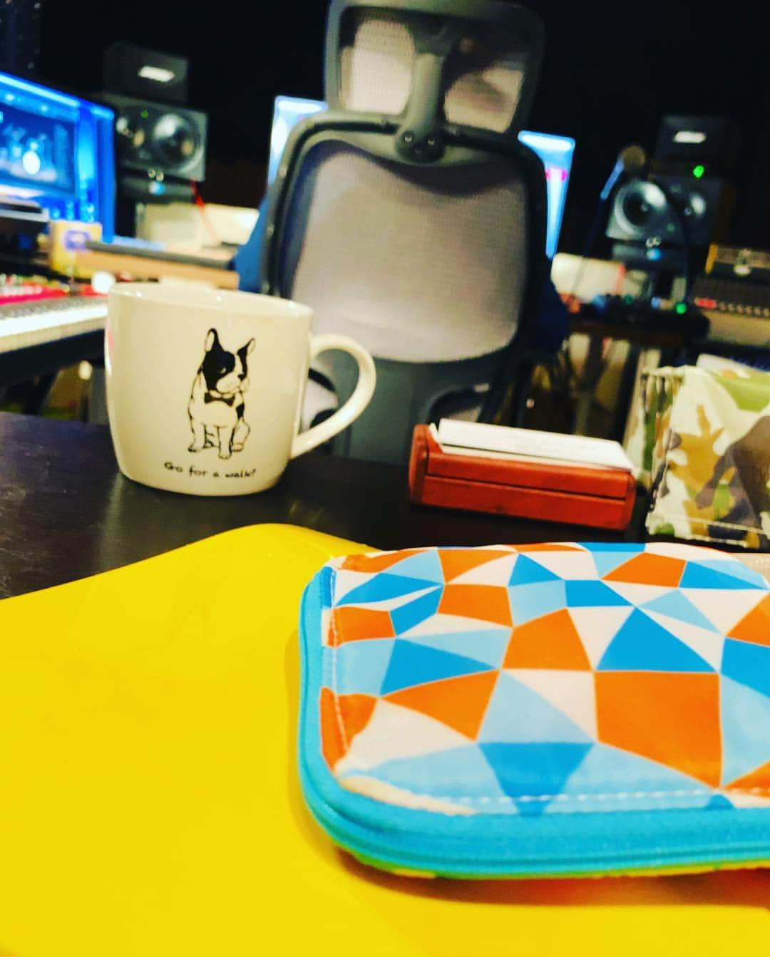 鶴久政治さんのインスタグラム写真 - (鶴久政治Instagram)「recordingチュウ♪」4月8日 15時25分 - masaharutsuruku