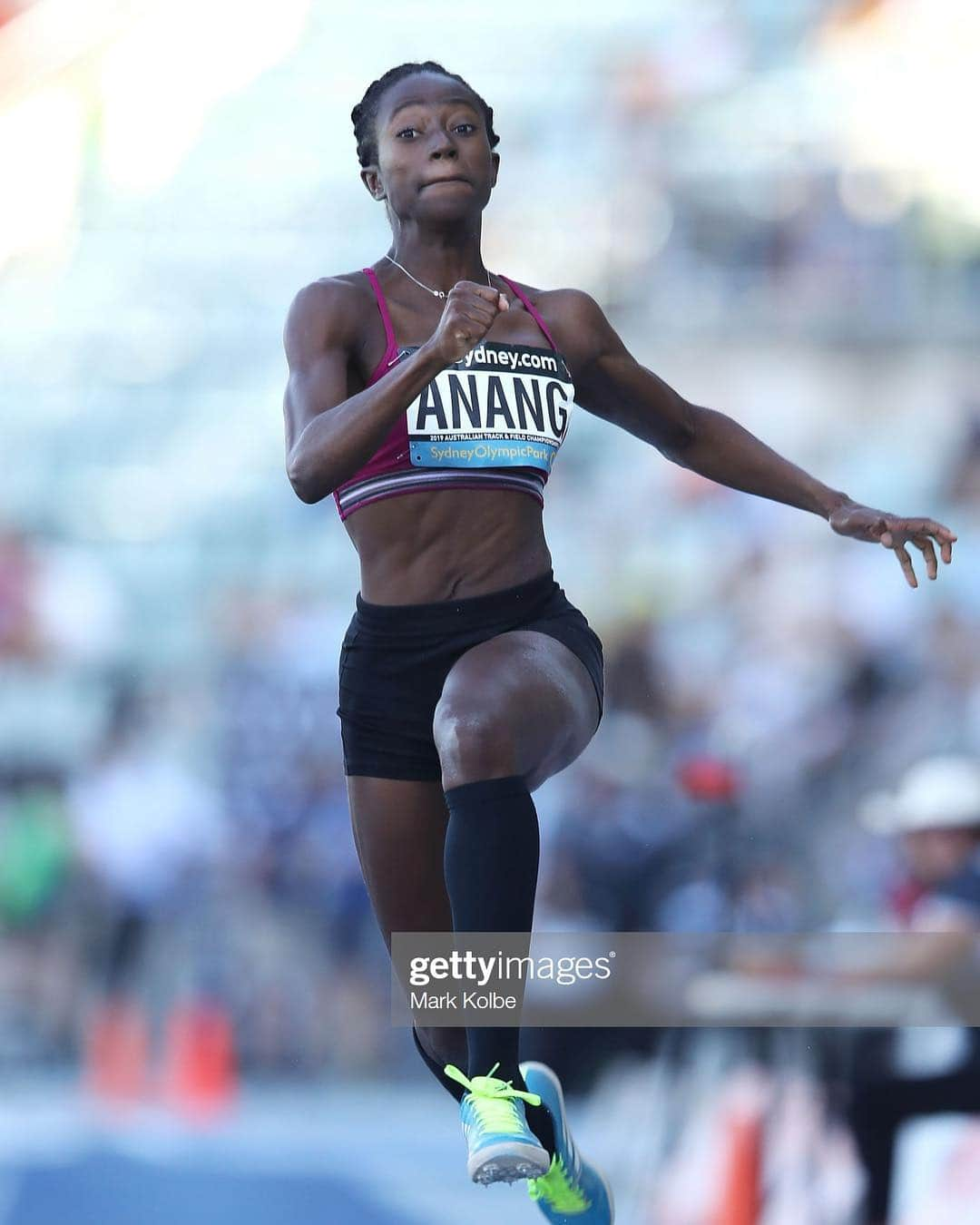 Naa Anangさんのインスタグラム写真 - (Naa AnangInstagram)「National Champion and PB’s in the 100m (11.32) & Long Jump (6.81m) this weekend. Meet Record and World Champs qualifier in the Long Jump AND to top that all off receiving the Betty Cuthbert Award for performance of the meet! Been struggling to find the words to write because how can you express your gratitude for a weekend of performances you didn’t deserve? You can’t!! But regardless I would like to thank my team. Firstly thank you to my God and my main man JC, without You I wouldn’t (and couldn’t) do this. All the glory belongs to You!  Thanks to my family and friends, my coach Gary Bourne and QAS/AA for the continued support. Thank you and welcome to my first ever sponsor @mattokine who is paying me in Bitcoins 😱 Lastly, thank you everyone who has supported me on this journey of #Jumping4Jesus you’re the real MVP’s. P.S. I think I need a new hashtag? Maybe #RacingwithmyRabbi ? 🤣」4月8日 15時56分 - ohyeahnaa