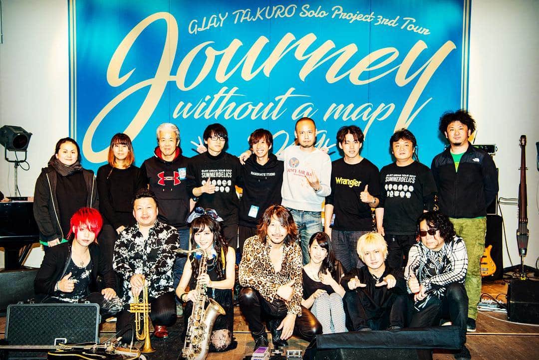 GLAYさんのインスタグラム写真 - (GLAYInstagram)「GLAY TAKURO Solo Project 3rd Tour“Journey without a map 2019”無事完走！ お越しいただきました皆様ありがとうございました！ #GLAY #TAKURO #JWAM2019 #HAPPYSWING」4月8日 16時12分 - glay0525_official