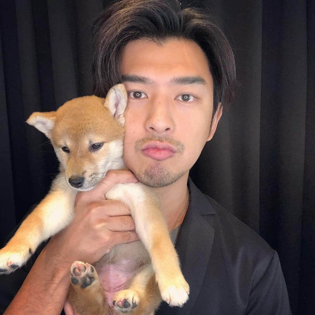 チェン・ボーリンさんのインスタグラム写真 - (チェン・ボーリンInstagram)「和阿夫利的四連拍 🐕 1個月又27天 🍜」4月8日 16時46分 - chenbolin