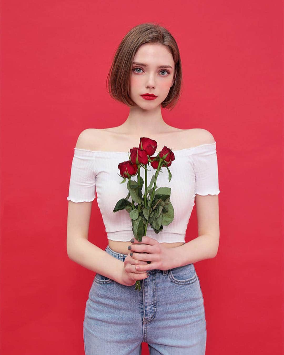 のインスタグラム：「@chuu_5kgjean 🌹 New line-up “Rose edition” is arrival!」
