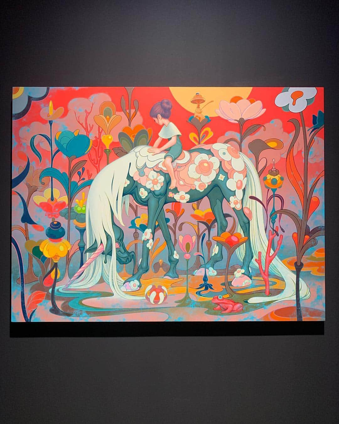 リー・ウネ・ヨンさんのインスタグラム写真 - (リー・ウネ・ヨンInstagram)「#이혜영 #jamesjean #EternalJourney #lottemuseum “올해 꼭 봐야 할 전시!! 👀 제임스 진의 ‘끝없는 여정’”」4月8日 17時48分 - leehaeyoung1730