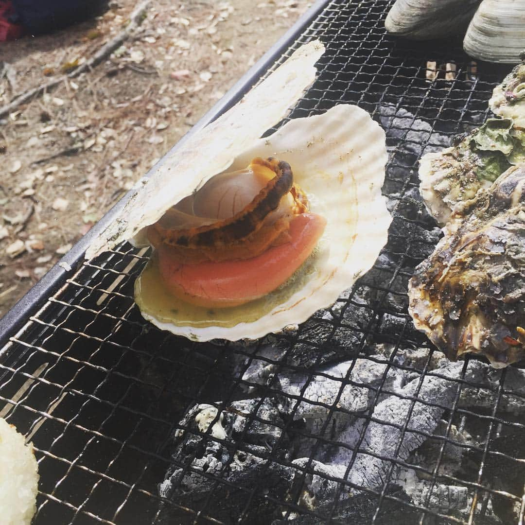 立田恭三さんのインスタグラム写真 - (立田恭三Instagram)「バーベキュー！ お肉のあとは、この日は海鮮！ ホタテも牡蠣も、ハマグリも美味しかった... これから毎週やっていこう！  #バーベキュー男子  #海鮮bbq  #炭おこしありがとう  #火から離れない男子  #ホタテバター  #バター抜き  #それホタテやん  #牡蠣は飲み物  #牡蠣は0キロカロリーだから #いや  #そんなことない」4月8日 18時04分 - tatsuta.ytv