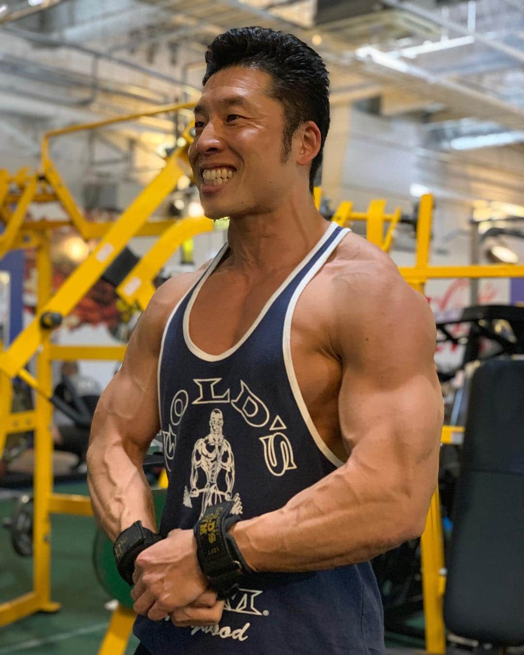 ゴールドジム タンクトップ ブラック Sサイズ （GOLD'S GYM