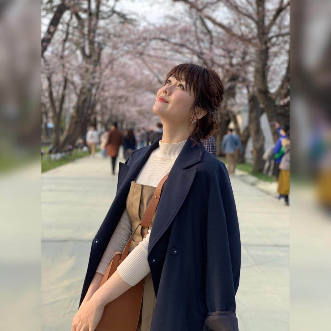 高井瑛子さんのインスタグラム写真 - (高井瑛子Instagram)「. . 🌸🌸🌸🌸🌸🌸 . 先日、上越市の高田公園のサクラを見てきました。 . 「日本三大夜桜」の一つとしても有名な高田公園。 . ピンク色の可愛らしいサクラが キレイに咲いていました🌸✨ . ずっと愛でていたい…🥺❤️ . . 🌸🌸🌸🌸🌸🌸 . . ----------------------------------- #新潟テレビ21#アナウンサー#花見#高田公園#満開#桜#上越市#春#写真下手」4月8日 18時48分 - ux_takai.eiko