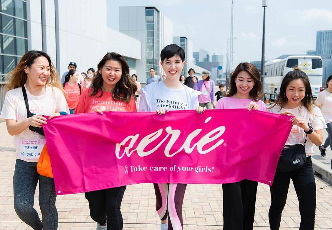 サマンサ麻里子さんのインスタグラム写真 - (サマンサ麻里子Instagram)「Pink Ribbon Walk 2019 💖 with my @aeriejp fam! So happy to participate in a cause that I care for! Make sure to take care of your girls 💖 Aerie チームとピンクリボンウォークに初めて参加しました！ 乳がん検診は本当に大事！Take care of your girls 💖 | 📸 @sachi_k_k . . . #aeriejp #aeriereal #pinkribbonwalk2019 #breastcancerawareness #toyosu #pink #ae #teamaerie #tokyoblogger #tokyomodel #weekend #pinkribbon #samanthamariko」4月9日 0時34分 - samanthamariko