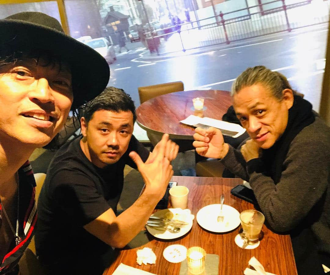 日野賢二さんのインスタグラム写真 - (日野賢二Instagram)「I’m so sorry I got double Booked! Shiho (FP)TKY (Toku,Yosuke) And TOMO and Hiroko Kokubu!!!今日はダブルブッキングしてしまって、大変申し訳ないです！@Germoglio.  Omotesando 表参道」4月8日 19時23分 - jinobass