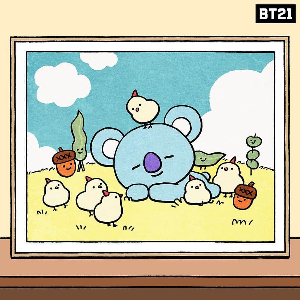 BT21 Stars of tomorrow, UNIVERSTAR!さんのインスタグラム写真 - (BT21 Stars of tomorrow, UNIVERSTAR!Instagram)「BAEBY LEAF KOYA alone! #BT21_UNIVERSE #KOYA #friends #BAEBY #LEAF #TOLL #BT21」4月8日 21時00分 - bt21_official