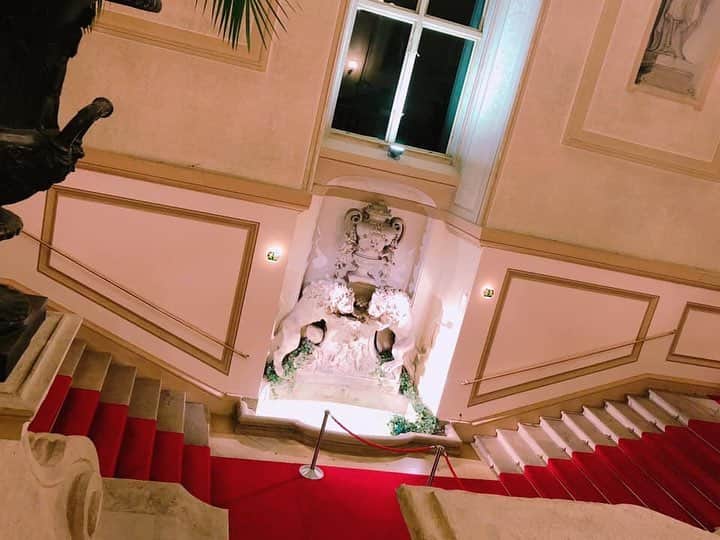 朝日放送「朝だ！生です旅サラダ」さんのインスタグラム写真 - (朝日放送「朝だ！生です旅サラダ」Instagram)「@fuhinami_official  #ウィーン での初めての夜🌙✨ 宮殿にコンサートを聞きに行きました✨✨ なんって贅沢な夜！！✨✨ コンサートの内容は盛り沢山っ！！ 有名な楽団の方の演奏を聞いて、#バレエ や #オペラ まで堪能できるんですっ🥺❤️ そしてなんと、幕間休憩にはドリンクのサービスが。。💕💕💕 #シャンパン を頂いちゃいました😍  優雅で贅沢な、ウィーンの夜でした🥂✨ _ #ウィーンレジデンツオーケストラコンサート #WienerResidenzorchester #世界最高峰 #室内管弦楽団 #宮殿 #コンサート #優雅な時間 #贅沢な時間 #Vienna #オーストリア #Austria _ #ABCテレビ #朝日放送テレビ #朝だ生です旅サラダ #旅サラダ #旅サラダガールズ #妃海風 #タカラジェンヌ #宝塚歌劇団 #元宝塚 #海外 #旅 #travel #trip」4月8日 21時30分 - tabisalad