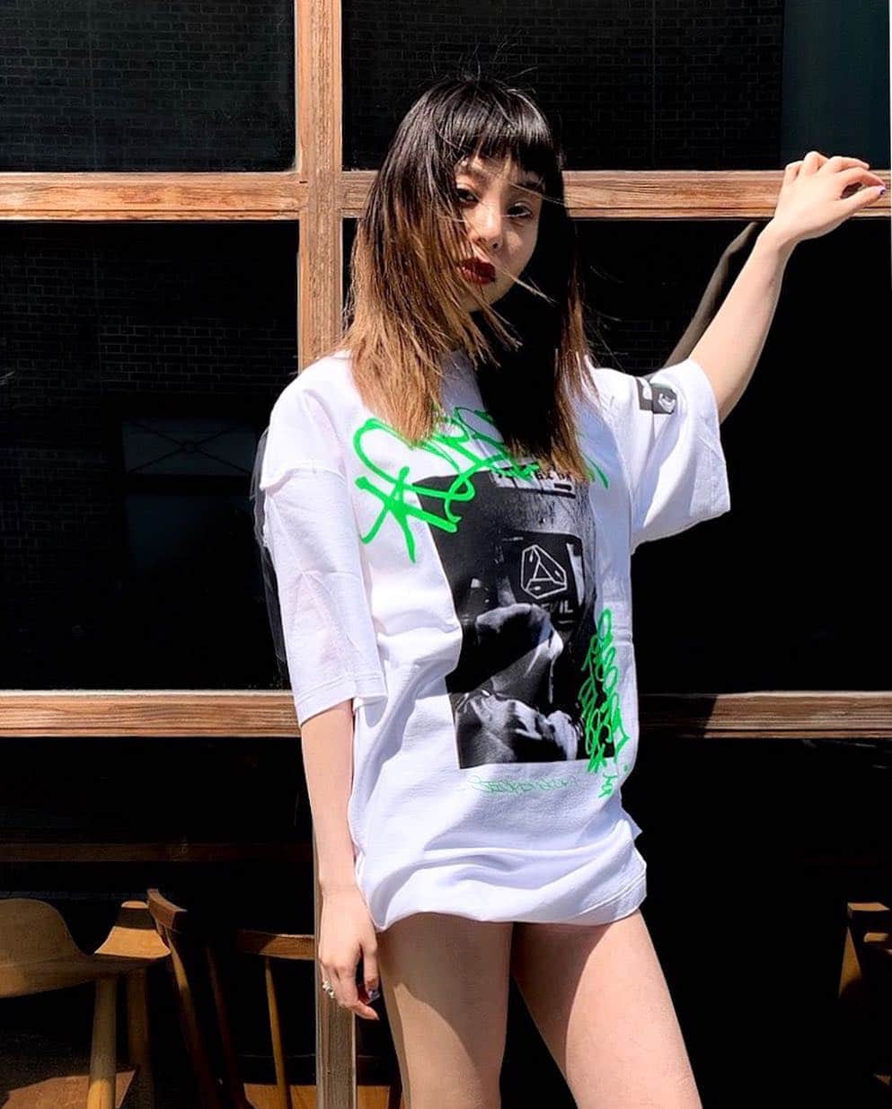 のインスタグラム：「STYLE @sa08chi25ka94  XLARGE ONE OFF by AEVIL | XLARGE FUKUOKA LIMITED —- @xlargejp  #xlarge #xlargejp #xlarge_oneoff #aevil #aevillabels #xlfukuoka」