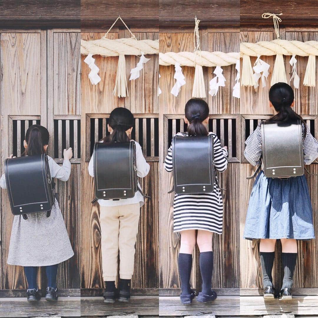 Rihoのインスタグラム：「1年生から5年生までの成長  定点撮り （4枚しか載せれなかったので2年生は残念ながら省きました）  4年生から5年生までの成長に驚きました」