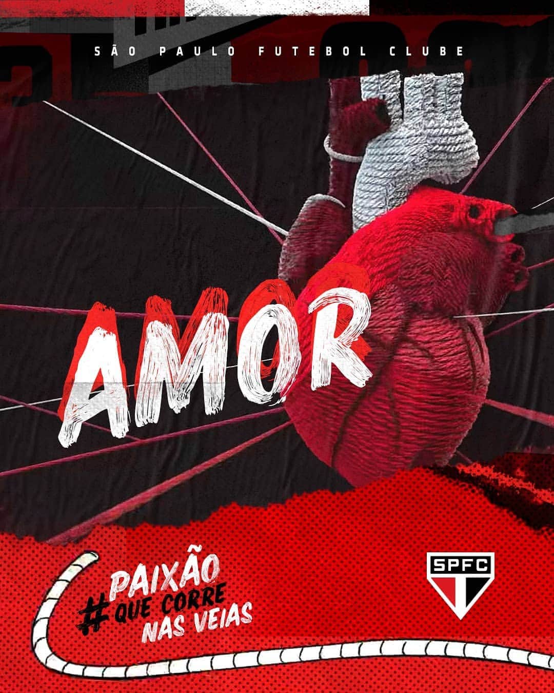 São Paulo FCさんのインスタグラム写真 - (São Paulo FCInstagram)「O coração batendo mais forte. #PaixãoQueCorreNasVeias」4月8日 21時56分 - saopaulofc