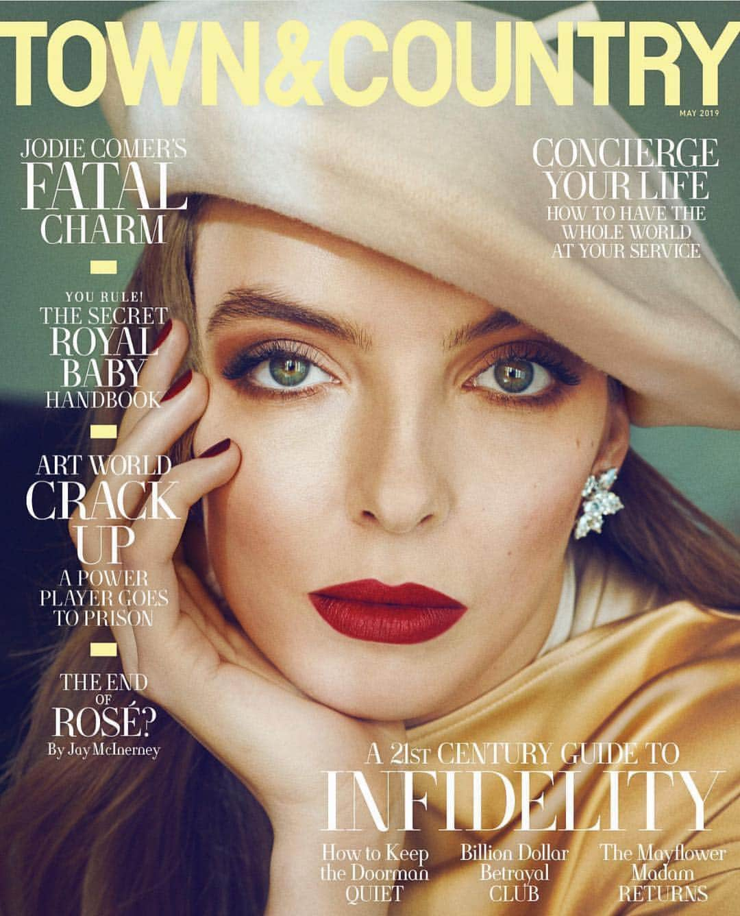 ジョディー・カマーさんのインスタグラム写真 - (ジョディー・カマーInstagram)「👩🏼‍🎨 FREAKING OUT 💋| Thank you so much @townandcountrymag for having me as your May cover. I feel so incredibly lucky for this opportunity and to have worked with you @marchomstudio. A huge thank you to the team of creatives who made this so special. |  The wonderful @stellenevolandes,@specialprojectsmedia & @danisteinchizz  Stylist: @mk_boylan  Makeup: @jeaninelobell Hair: @orlandopita  X」4月8日 21時49分 - jodiemcomer