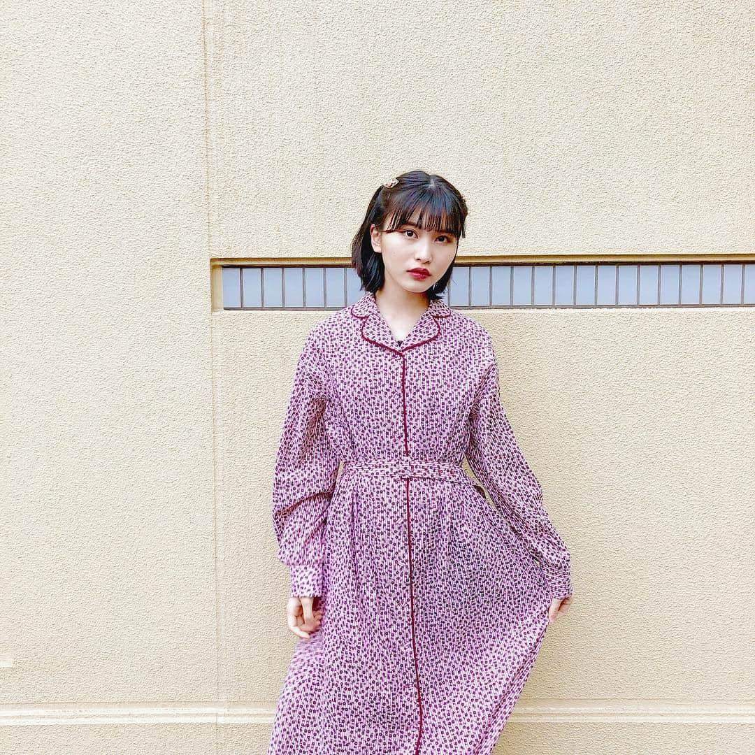 福岡聖菜さんのインスタグラム写真 - (福岡聖菜Instagram)「ふくちゃん。 * * まんぷくのヒロイン ふくこさんの若い頃みたいなイメージ。 髪を明るくふわふわにして 外国の女の子みたいにもしてみたいなぁ。 * * one-piece→ #merryjenny  #握手会 #まんぷく」4月8日 21時53分 - seina___ff